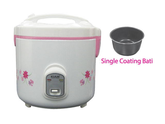 KIAM Deluxe Electric Rice Cooker with Single Coating Pot | Nurjahan Store